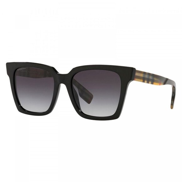 NEW BURBERRY BE4335 39298G SUNGLASSES BLACK GREY WOMEN BE4335 3929/8G - Picture 1 of 4